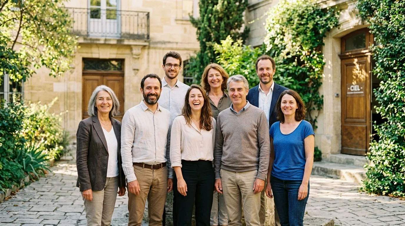 Membres du bureau exécutif et équipe de direction de l'association CIEL à Montpellier